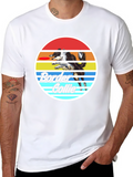 Border Collie Retro Graphic Tee