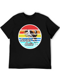 Border Collie Retro Graphic Tee