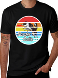 Border Collie Retro Graphic Tee
