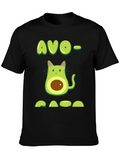 Avo-Cato T-Shirt - Avocado Cat Pun Tee