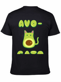 Avo-Cato T-Shirt - Avocado Cat Pun Tee