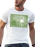 Dandelion Graphic Print Tee - Black