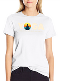 Yoga Graphic T-Shirt - Breathe Believe Achieve Tee