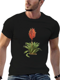 Bromeliad Graphic Tee - Tropical Flower T-Shirt