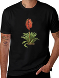 Bromeliad Graphic Tee - Tropical Flower T-Shirt