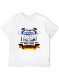 Funny Sorry Officer Germany Graphic Tee