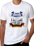 Funny Sorry Officer Germany Graphic Tee
