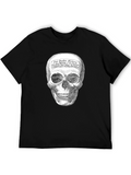 Skull Graphic T-Shirt -  Unique Death Motif Tee