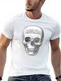 Skull Graphic T-Shirt -  Unique Death Motif Tee