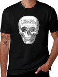 Skull Graphic T-Shirt -  Unique Death Motif Tee