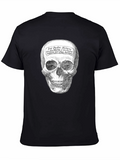Skull Graphic T-Shirt -  Unique Death Motif Tee