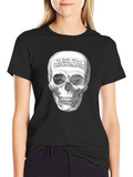 Skull Graphic T-Shirt -  Unique Death Motif Tee