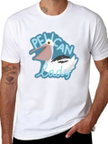 Pelican Lady Graphic Tee - Black