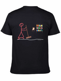 Stick Figure Sweeping T-Shirt