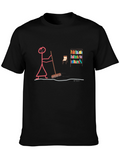 Stick Figure Sweeping T-Shirt