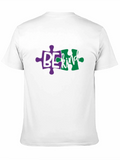 Be Kind Autism Puzzle Piece Black T-Shirt