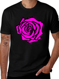 Rose Graphic Tee - Black T-Shirt