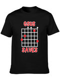 GSUS Saves Guitar Chord Graphic Tee