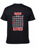 GSUS Saves Guitar Chord Graphic Tee