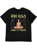 Reiki Flows Meditation T-Shirt