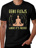 Reiki Flows Meditation T-Shirt