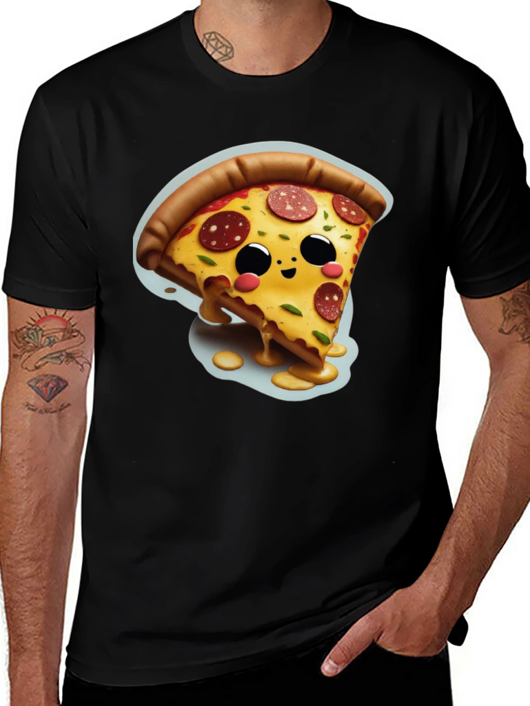 Cute Pizza Slice Graphic Tee