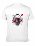 Rose & Basket Graphic T-Shirt