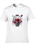 Rose & Basket Graphic T-Shirt