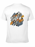 Abstract Brushstroke Graphic Tee