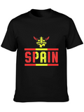 Spain Soccer Viking Helmet T-Shirt