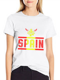 Spain Soccer Viking Helmet T-Shirt