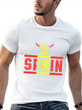 Spain Soccer Viking Helmet T-Shirt
