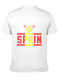 Spain Soccer Viking Helmet T-Shirt
