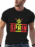 Spain Soccer Viking Helmet T-Shirt