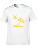 Summer Vibes Graphic Tee - Stylish Black T-Shirt