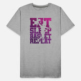 Eat Sleep Basketball Repeat Ball Sports USA