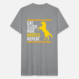 Eat Sleep Ride Horses Repeat Horse Jockey Gift