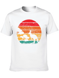 Retro Kangaroo Sunset T-Shirt