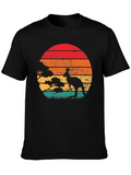 Retro Kangaroo Sunset T-Shirt