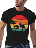 Retro Kangaroo Sunset T-Shirt