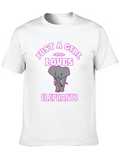 Just a Girl Who Loves Elephants T-Shirt