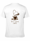 In Love Cafe Graphic T-Shirt - Black