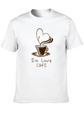 In Love Cafe Graphic T-Shirt - Black