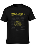 Makeup Artist Brain Anatomy T-Shirt