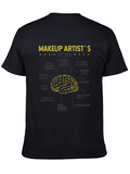 Makeup Artist Brain Anatomy T-Shirt