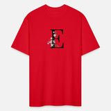 Elegant Floral Monogram E