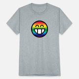 Emoticon Rainbow Grin