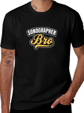 Sonographer Bro Tee - Black Graphic T-Shirt