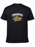 Sonographer Bro Tee - Black Graphic T-Shirt