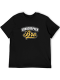 Sonographer Bro Tee - Black Graphic T-Shirt